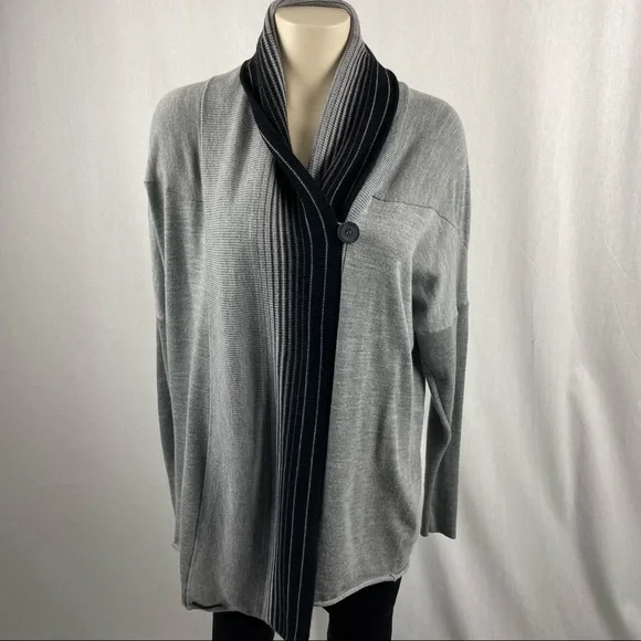 Icebreaker Athena Wrap merino cardigan M - Picture 3 of 11